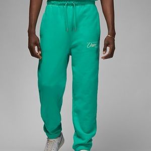 NEW Air Jordan x Union MJ Fleece Sweatpants DV7336-348 Green
